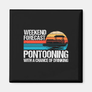 Imán Previsión De Fin De Semana Pontooning Con Una Posi