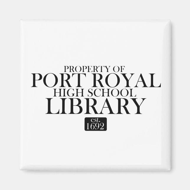 imán PRHS. (Frente)