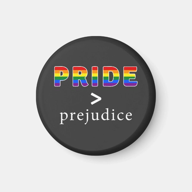 Imán Pride & Prejudice Pride shirt (Frente)