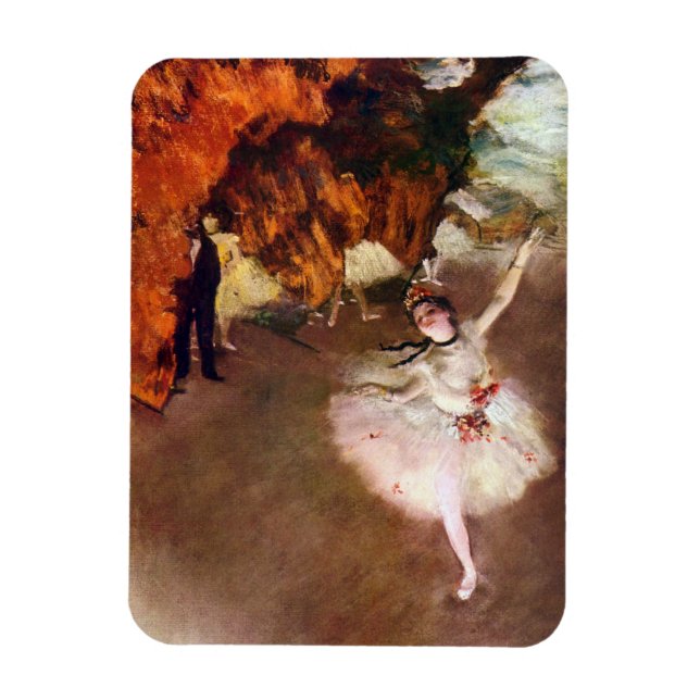 Imán Prima Ballerina, Rosita Mauri por Edgar Degas (Vertical)