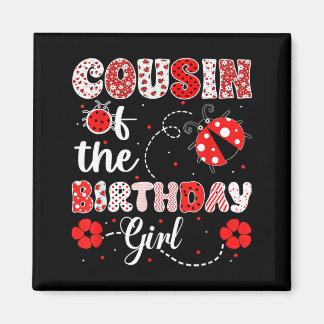 Imán Prima de la Cumpleañera - Ladybug Familiar