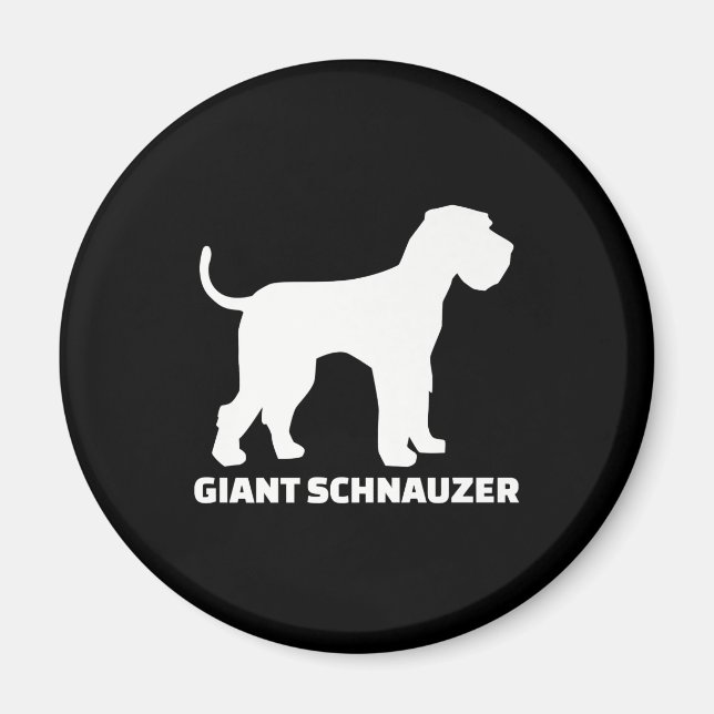 Imán prima schnauzer gigante (Frente)