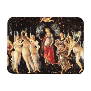 Imán Primavera / Alegoría de primavera por Botticelli