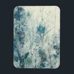 Imán Primavera Azul<br><div class="desc">Primavera Azul I de Tim OToole. Presenta flores azules en un diseño abstracto.</div>