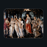 Imán Primavera Botticelli<br><div class="desc">Primavera por Botticelli. Retrato clásico de varias figuras en la naturaleza. Reproducción de obras famosas de imágenes artísticas de dominio público.</div>
