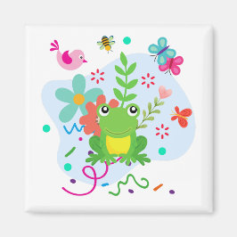 Imán Primavera en el jardín