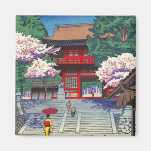 Imán Primavera en el templo Kurama Asano Takeji shin ha