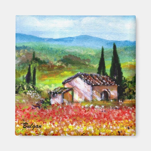 IMÁN PRIMAVERA EN TOSCANA (Frente)