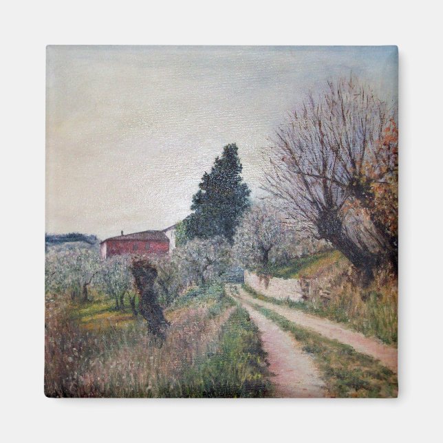 Imán PRIMAVERA MÁS TEMPRANA EN EL Paisaje VERNALÉS/Tosc (Frente)