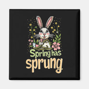 Imán Primavera Tiene Tee Gráfico De Pascua De Vacacione