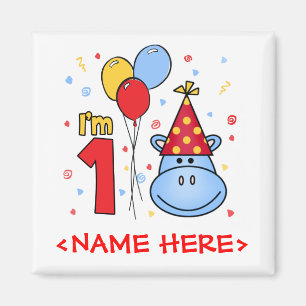 Imán Primer cumpleaños del León