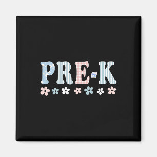 Imán Primer día de preescolar Pre-K Maestro Estudiante