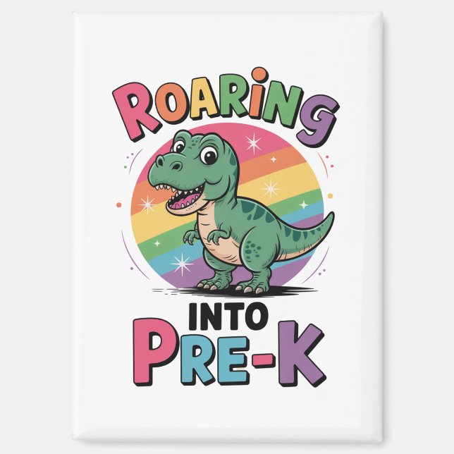 Imán Primer día de prekínder al colegio (Anverso)