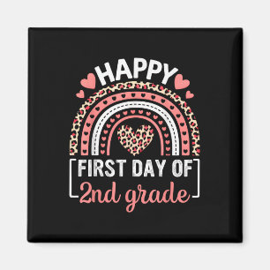 Imán Primer Día De Segundo Grado Gracioso De Vuelta Al 