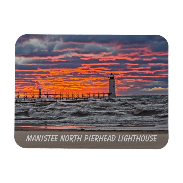 Imán Primer día del atardecer otoño (Horizontal)