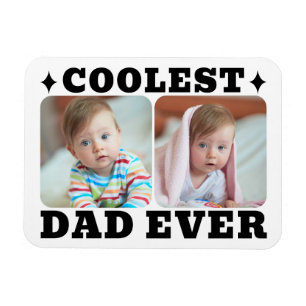 Imán Primer Día del Padre Papá Más Genial de la Histori