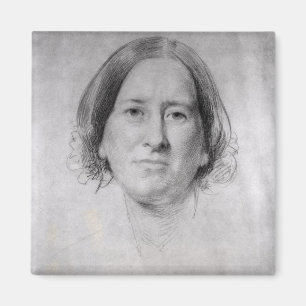 Imán Primer estudio para el retrato de George Eliot