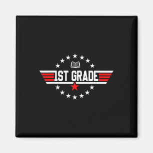 Imán Primer Grado De Regreso A La Escuela Primer Día Ni