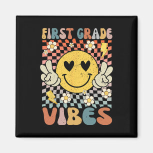 Imán Primer grado Vibes primer grado profesor retro pri