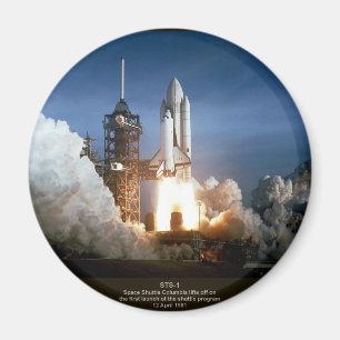 Imán Primer lanzamiento STS-1 Columbia del