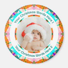 Imán Primer Navidad de Bebé Regalo de Foto Familiar Nar