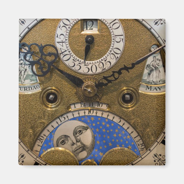 Imán Primer plano de un reloj antiguo, Alemania (Frente)