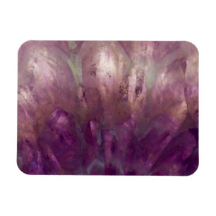 Imán Primer plano de una amatista morada