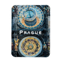 Primer plano del reloj astronómico de Praga - R. C