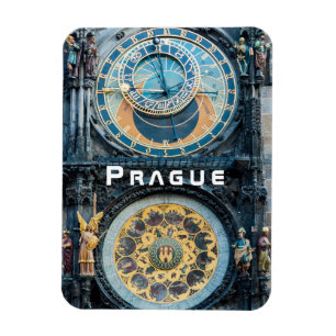 Imán Primer plano del reloj astronómico de Praga - R. C