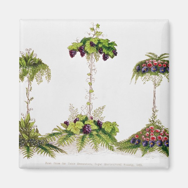 Imán Primer Premio de Decoración de Mesa (Frente)