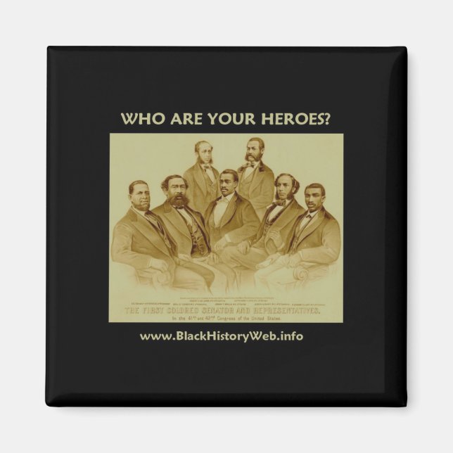 Imán Primer Senador y representantes afroamericanos (Frente)