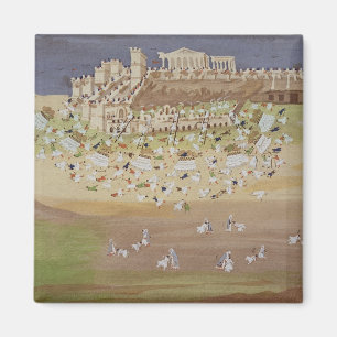 Imán Primera batalla de Atenas en 1826, del Pictorial