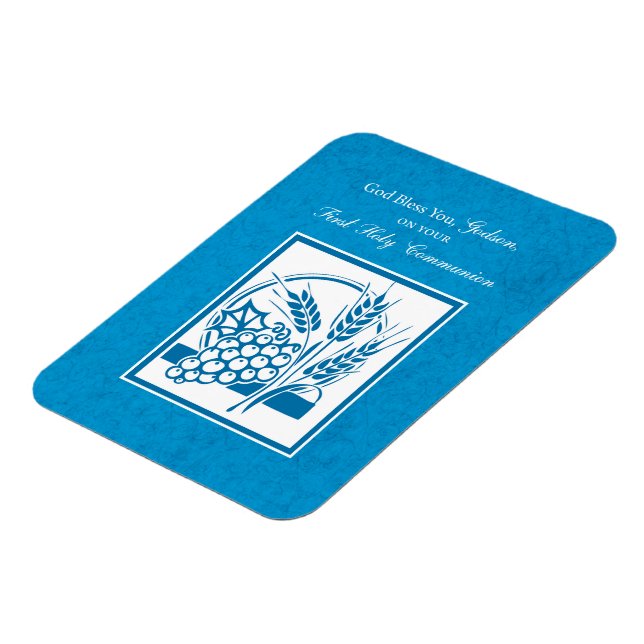 Imán Primera comunión de Godson, Trigo, Uvas Azules (Lado Izquierdo)