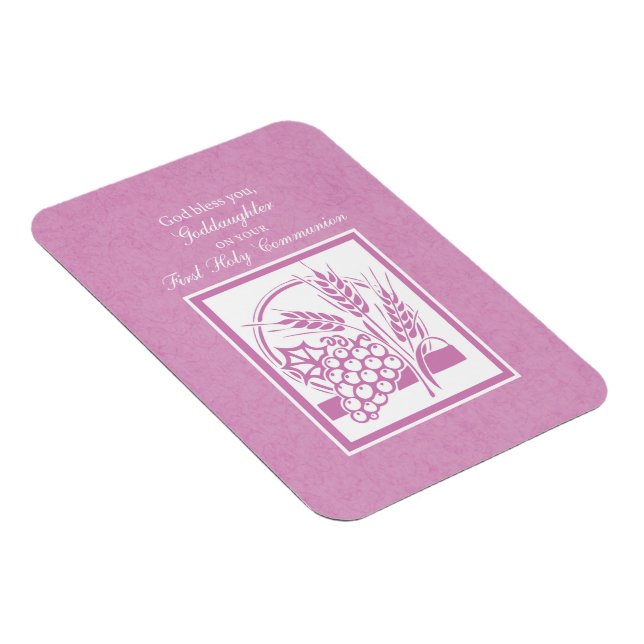 Imán Primera Comunión de la ahijada, Rosa (Lado Derecho)