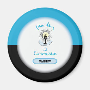 Imán Primera Comunión del nieto, Taza Azul