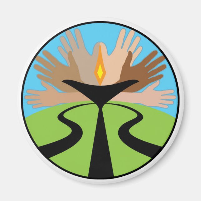 Imán Primera Iglesia Unitaria de Omaha (Frente)