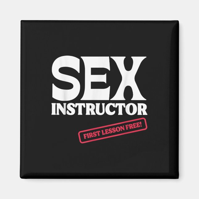 Imán ¡Primera Lección Gratis del Instructor! Despedida  (Frente)
