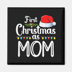 Imán Primera Navidad como Mamá Nueva Mamá 1ra Navidad N