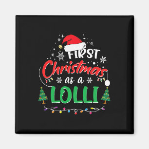 Imán Primera Navidad como Navidades Lolli coincidiendo
