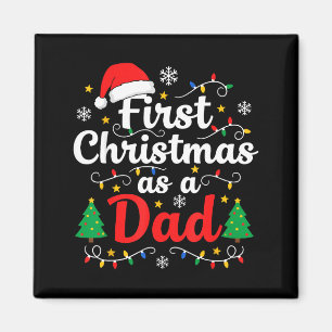 Imán Primera Navidad como Papá Nuevo Papá