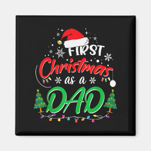 Imán Primera Navidad como papá Nuevo papá 1ra Navidad