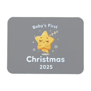 Imán Primera Navidad del Bebé 2025 Estrella Dormida Ado