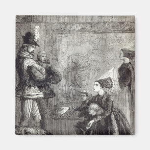Imán Primera reunión de Edward IV y de señora Elizabe