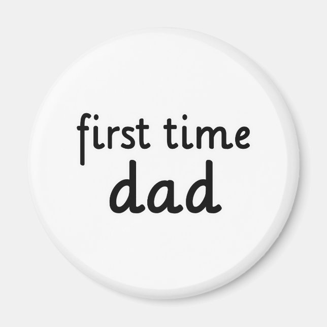 Imán Primera Vez Papá (Frente)