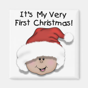 Imán Primeras camisetas y regalos latinos de Navidad