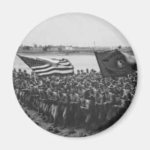 Imán Primero para luchar - infantes de marina de los