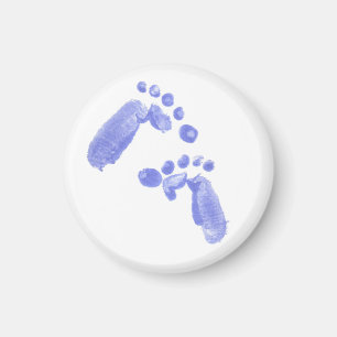 Imán Primeros pasos del bebé en huellas de los pies del