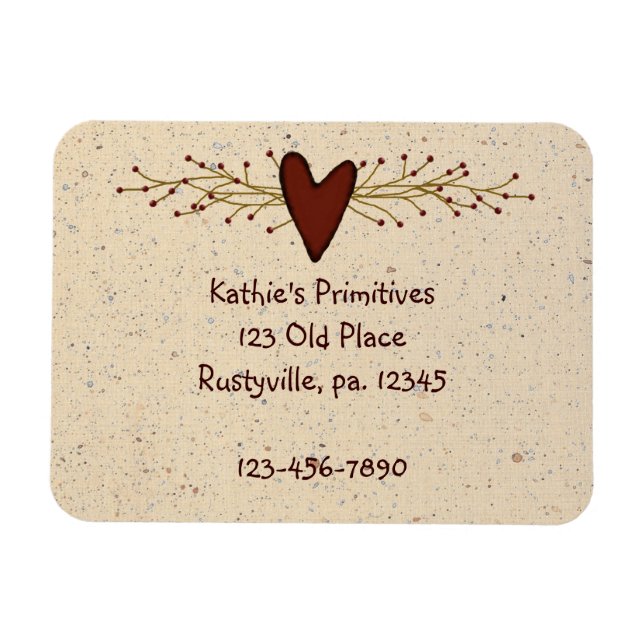 Imán Primitive Heart Premium (Horizontal)