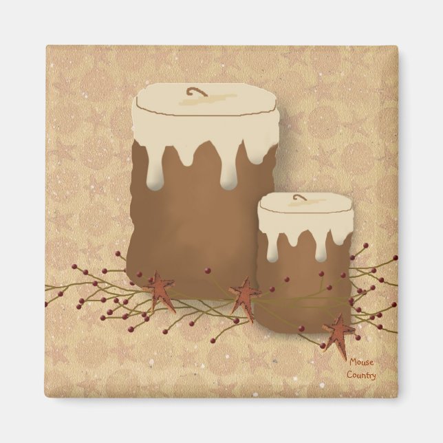 Imán Primitivo de Velas (Frente)