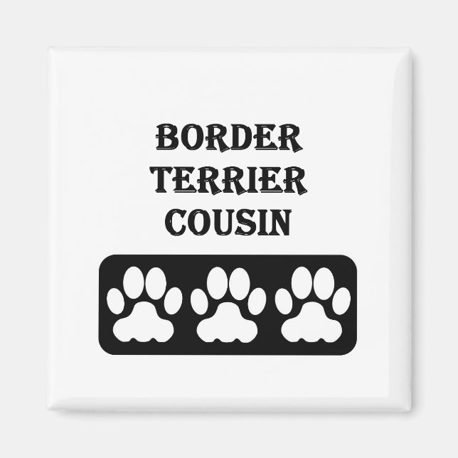 Imán Primo Border Terrier (Frente)